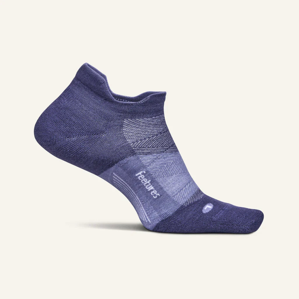 Feetures Merino 10 Max Calzini No Show Con Linguetta - In Lana Merino E Tencel - Uomo E Donna - Garanzia A Vita