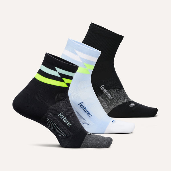 Elite Ultra Light Cushion Quarter - 3 Pack - Night Track Mix