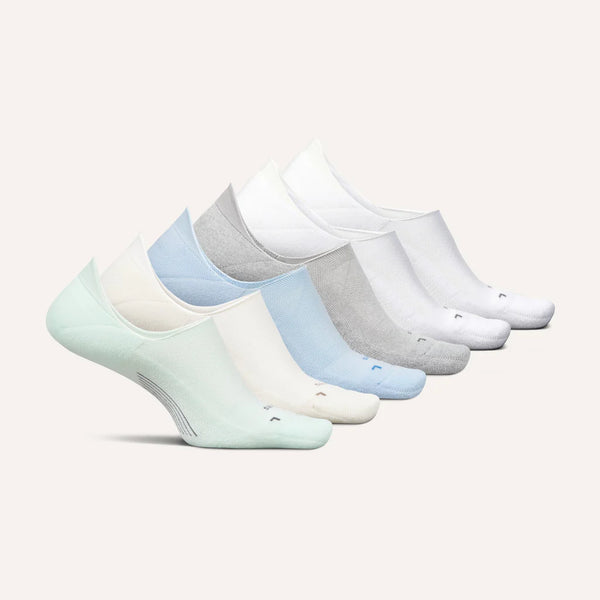 Elite Light Cushion Invisible - 6 Pack - Mint White Mix