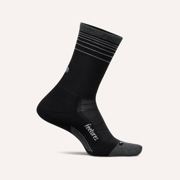 Elite Light Cushion Reflective Mini Crew - Black Flash