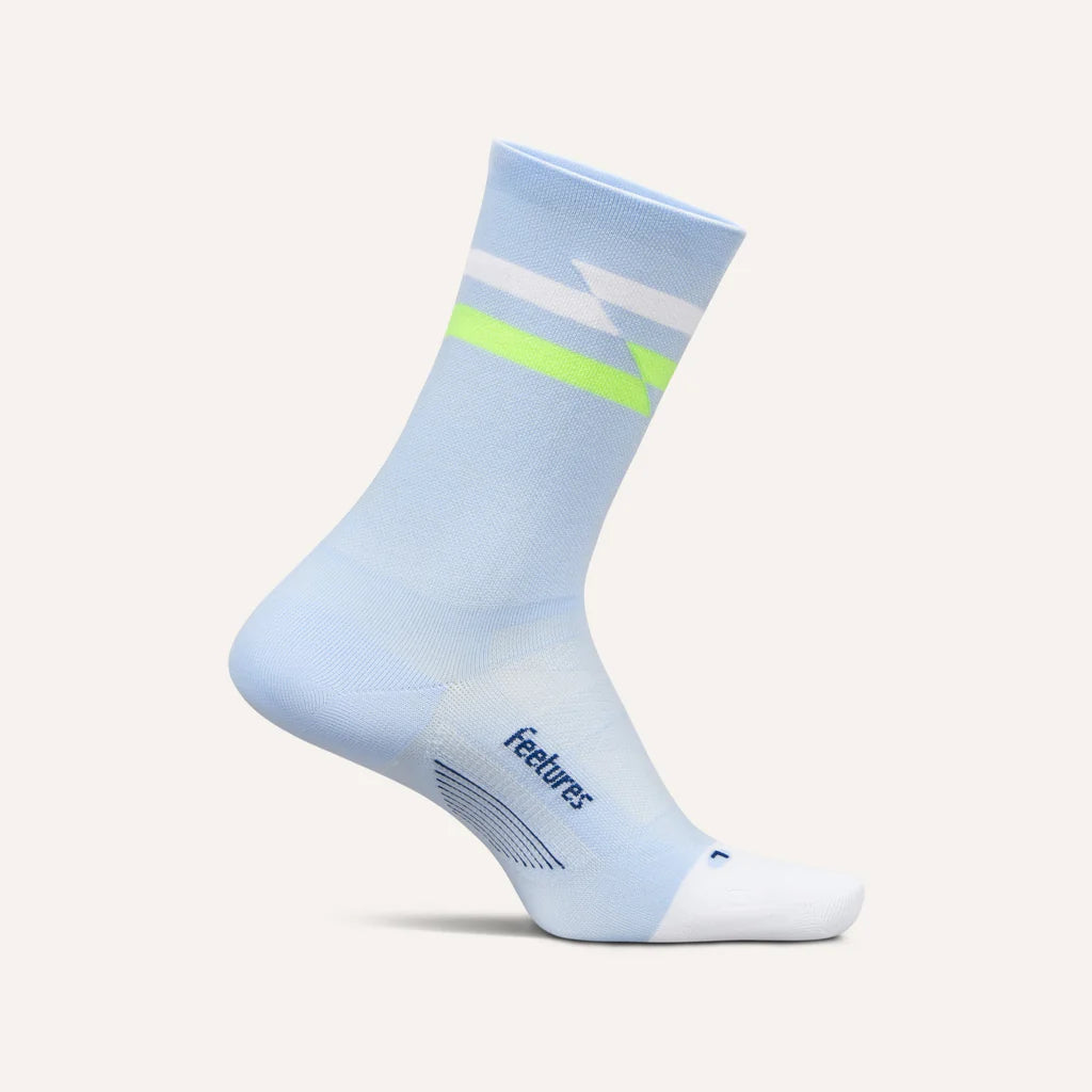 Calzini Feetures Elite Ultra Light - Mini Crew Blu Per Running E Sport Calzini Elite Mini Crew