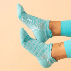 Plantar Fasciitis Relief Sock Light Cushion Tab - Aqua Spring