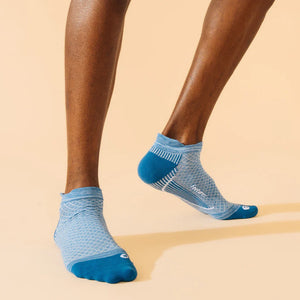 Plantar Fasciitis Relief Sock Light Cushion Tab - 3 Pack - Blue Sky Mix