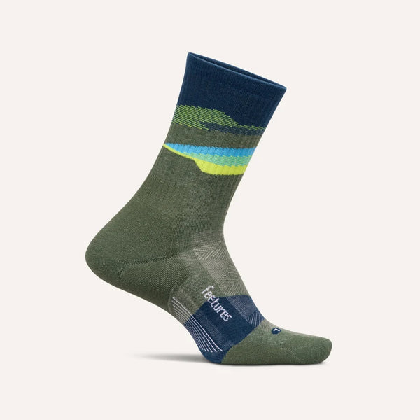 Trail Max Cushion Mini Crew - Tectonic Green
