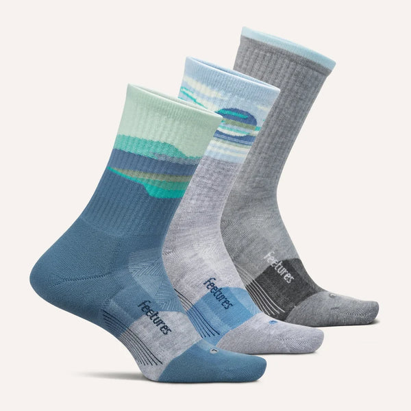 Trail Max Cushion Mini Crew - 3 Pack - Veil Tectonic Mix