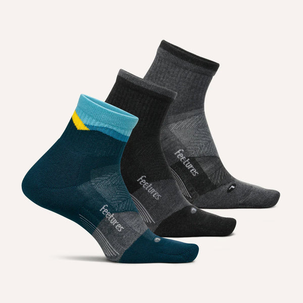 Trail Max Cushion Quarter - 3 Pack - Mountain Basic Mix