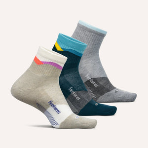 Trail Max Cushion Quarter - 3 Pack - Mountain High Mix