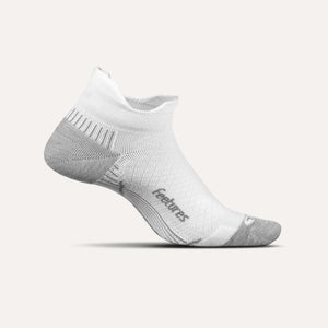 Plantar Fasciitis Relief Sock Ultra Light No Show Tab - White