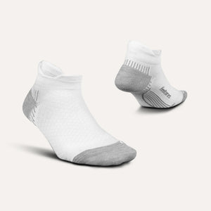 Plantar Fasciitis Relief Sock Ultra Light No Show Tab - White